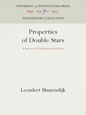 cover image of Properties of Double Stars